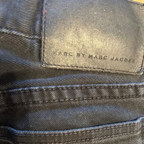 Marc Jacobs MJ 113 Low Rise Skinny Black Jeans 28x34 - Picture 6 of 7